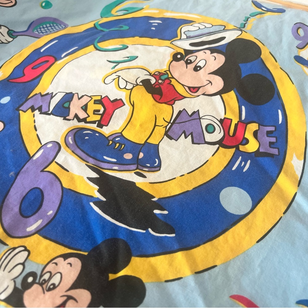 Mickey Mouse Graphic Twin Fitted Sheet
